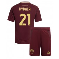 Dječji Nogometni Dres AS Roma Paulo Dybala #21 Domaci 2024-25 Kratak Rukav (+ Kratke hlače)